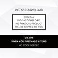 save when you buy 3 items today